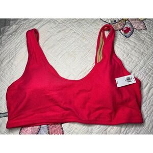 NWT Solid Pink Bikini Top Swimwear Women Size XXL, Very cute